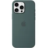 Apple Silikon Case mit MagSafe für iPhone 16 Pro Max Seegrün