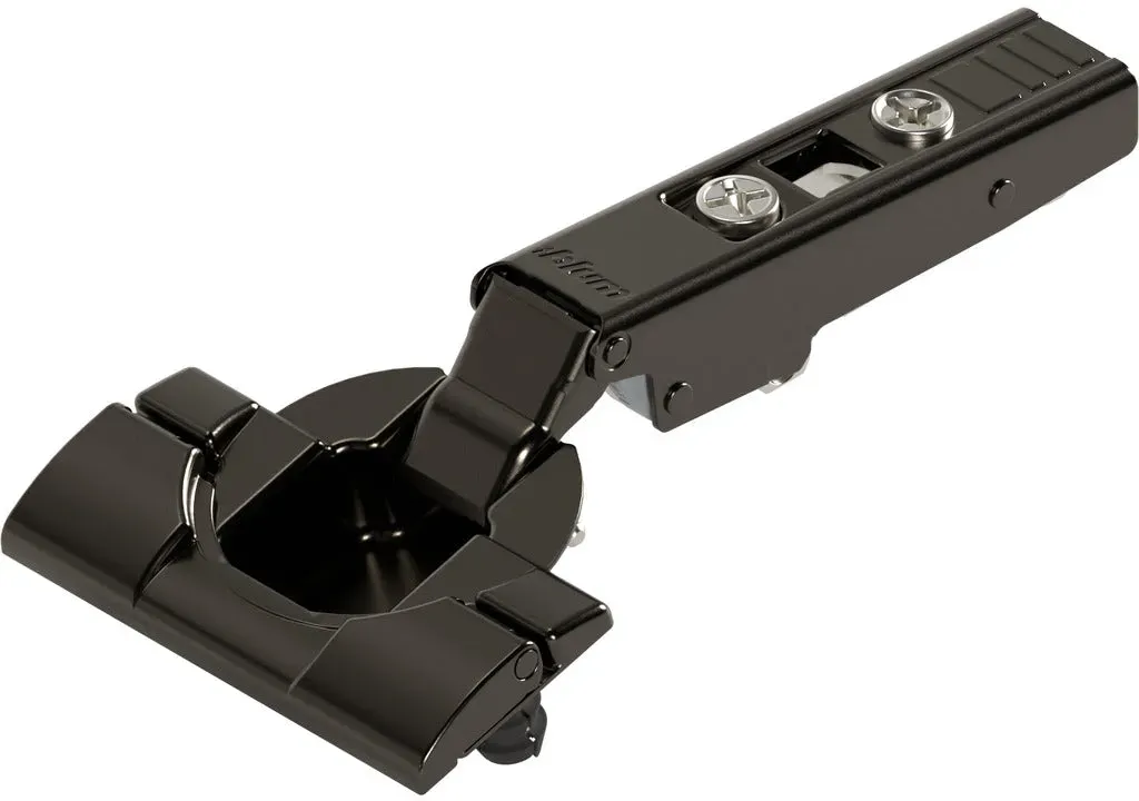 CLIP top Standardscharnier 110°, Eckanschlag -  INSERTA / ohne Feder / onyxschwarz