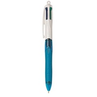 BIC 4-Farben-Kugelschreiber 4 Colours GRIP Medium blau Schreibfarbe farbsortiert, 1 St.