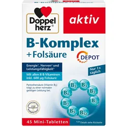 Doppelherz aktiv B-Komplex + Folsäure Depot 45 St