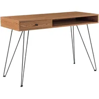 [en.casa] Schreibtisch Munkfors Dunkelbraun