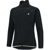 Airtracks Herren Thermo Fahrradjacke Pro Line L schwarz-silber / warme Softshell Radjacke für kalte und lange Herbst-Wintertouren - Schwarz - L