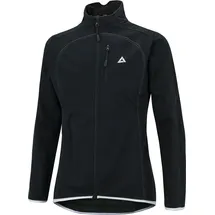 Airtracks Herren Thermo Fahrradjacke Pro Line L schwarz-silber / warme Softshell Radjacke für kalte und lange Herbst-Wintertouren - Schwarz - L