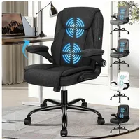 Luxuskollektion Ergonomischer Massage Bürostuhl Mid Back Schwarz