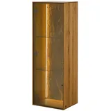 MASSIVMOEBEL24.DE Hängevitrine 46 x 38 x 132 cm Beige