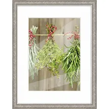 mm_unverified_brand Bilderrahmen Alladin Barock Silber 30x40 cm 3 St.