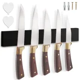 Magnetleiste Messer mit Magnet, Messerblock Magnetisch Ohne Messer, Messerhal...