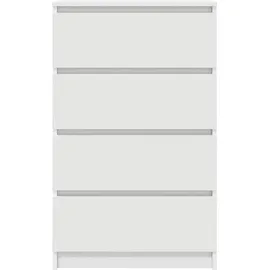 vidaXL Sideboard 60 x 98,5 x 35 cm Weiß