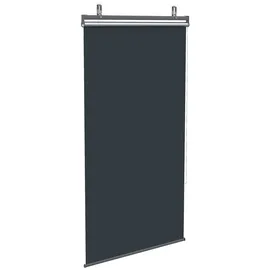 Outsunny Balkonverkleidung 124 x 222 cm grau Aluminium 1 St.