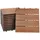 Home Deluxe WPC Bavaro teak 30 x 30 x 2,2 cm
