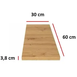 Küchen-Preisbombe Küchen Arbeitsplatte 30 cm 38 mm Küchenzeile Küchenblock Eiche Artisan EKO STILO