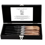 Laguiole Style de Vie Steakmesser Luxury Line, Olivenholz