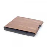 BOSIGN Laptop Knietablett Laptray Large Rutschfest, Walnussholz.