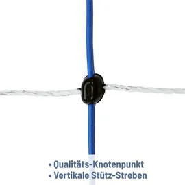 AKO TitanNet Premium Plus Weidezaun 50 m 108 cm blau/weiß