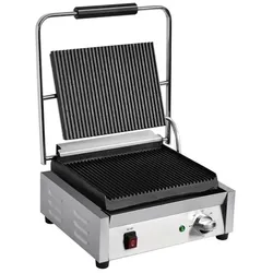 Buffalo Bistro großer Kontaktgrill gerillt/gerillt