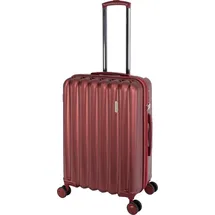TRAVELHOUSE Porto 4-Rollen Cabin 66 cm / 70 l rot/gestreift