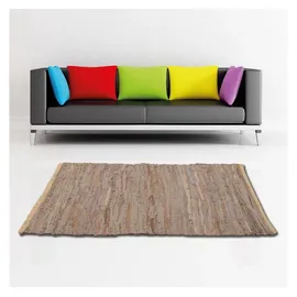 BestLivings Flickenteppich Ø 70 x 180 cm Beige