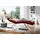 W.Schillig Relaxliege daily dreams Longlife Xtra-Leder 75 x 91 x 170 cm rot mit Kissen