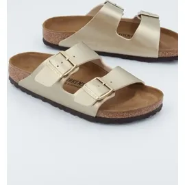 Birkenstock Arizona Birko-Flor schmal gold 40
