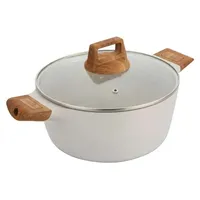 BERGNER Naturally Topf-Set 3-tlg. Kochtopf + Stielkasserolle + Glasdeckel