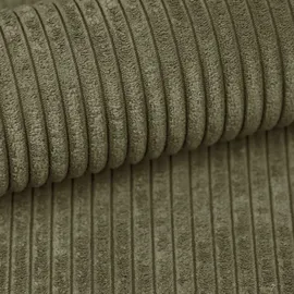Kaiser Möbel Ecksofa mit schlaffunktion und bettkasten, Sofa U-form, Couch U-form BEST Cord Olive