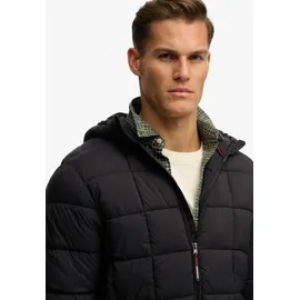 Superdry Hood Box Quilt Fuji Lite Jacke schwarz L
