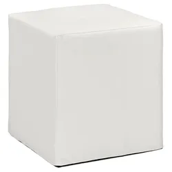 Hocker Bali in Weiß
