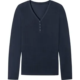 SCHIESSER Pyjama-Oberteil Blau M