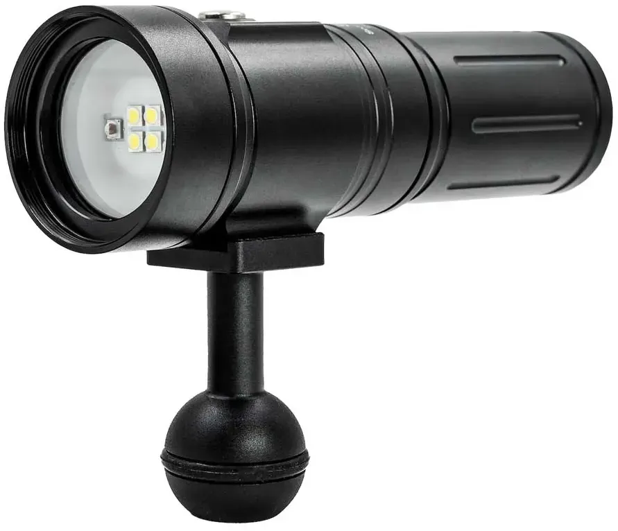 Divevolk Sl20 Tauchlampe - Black - 2000 Lumina