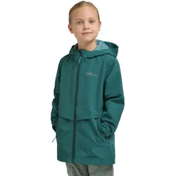 Outdoorjacke JACK WOLFSKIN "MALIMA JACKET G", Kinder, Gr. 176, grün (jade, grün), Oberstoff: 100% POLYESTER; Futter 1: 100% POLYESTER ; Futter 2: 100% POLYESTER ; Futter 3: 100% POLYESTER, Jacken