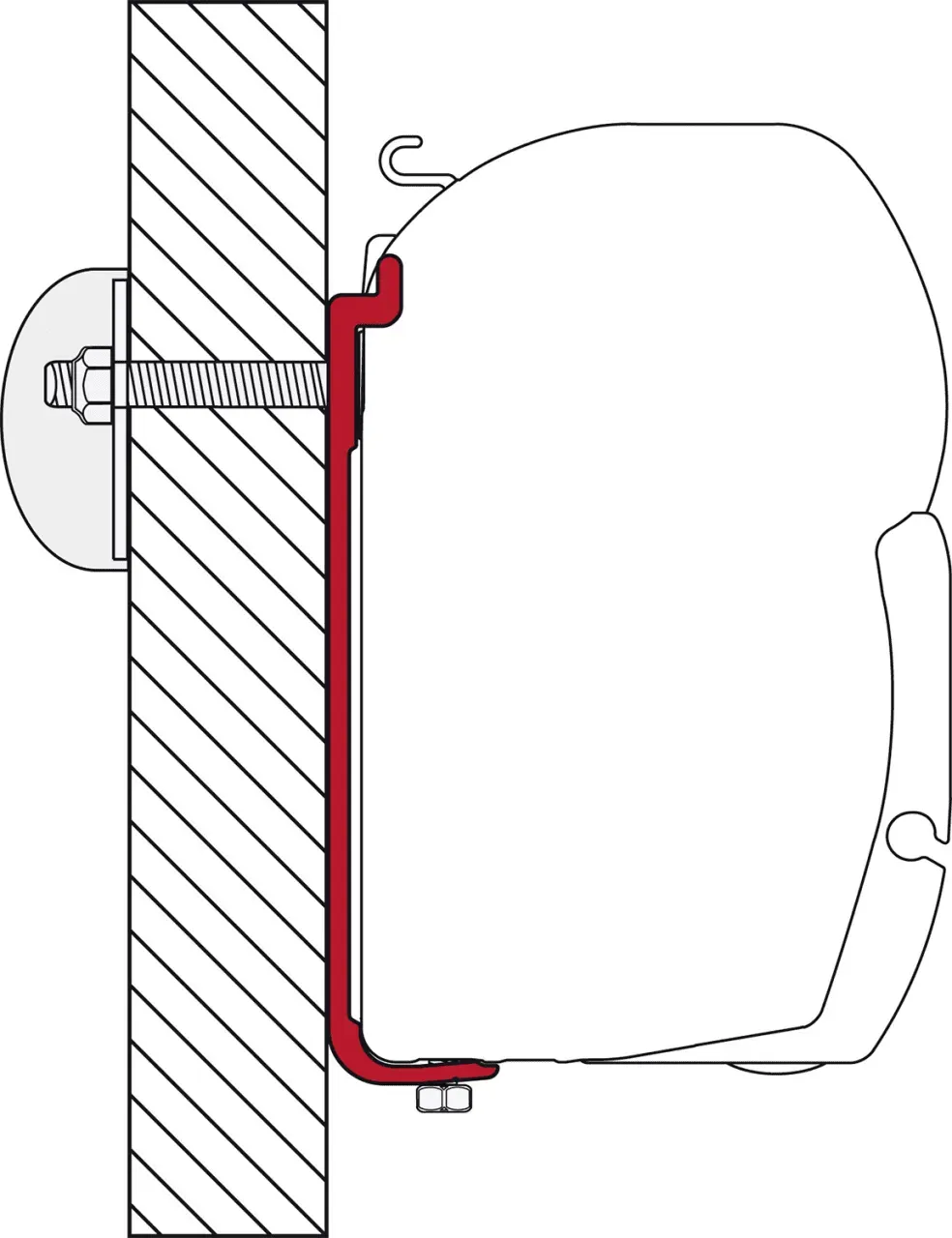 Fiamma Adapter Fiamma Für F45 Kit As 120     