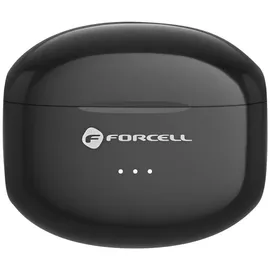 forcell F-AUDIO drahtloser / bluetoothfähiger Stereo-Kopfhörer TWS CLEAR Sound schwarz - Schwarz