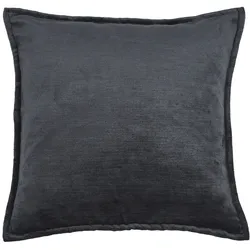 Kissenbezug DONE. "Fame", schwarz, B:45cm H:1cm L:45cm, Polyester, Polyester, Kissenbezüge, Hohe Lichtreflektion