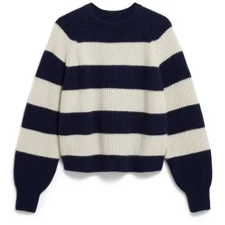 ARMEDANGELS - Women's KAAGI Stripes - Pullover aus Bio-Woll Mix blau