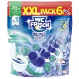 WC Frisch Kraft Aktiv Duftspüler, BLAU, Ozeanfrische, 6er 6x50g