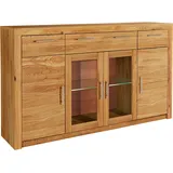 vogl möbelfabrik Highboard 182 x 107 x 42 cm Braun / Beige
