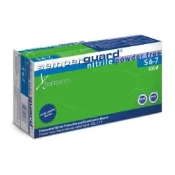 Semperguard® Xtension Nitrilhandschuhe, puderfrei, blau 3000015023 , 1 Packung = 100 Stück, Größe S (6-7)