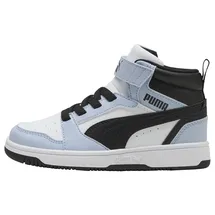 Puma Rebound V6 Mid AC+ Kinder White/Snow Mountain Blue/Black 29