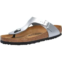 Birkenstock Gizeh Birko-Flor silver 39