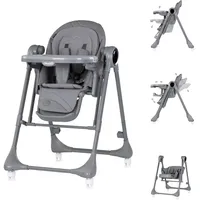 Chipolino Hochstuhl Master Class 2 in 1 elektrisch Babyschaukel Fernbedienung dunkelgrau