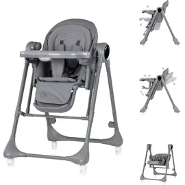 Chipolino Hochstuhl Master Class 2 in 1 elektrisch Babyschaukel Fernbedienung dunkelgrau