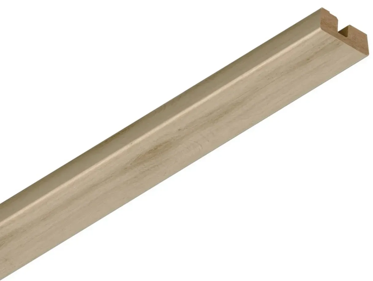 ter Hürne Leisten Deckenabschlussleiste Eiche cremebeige DAL 34 Dekor 2400x34x14 mm