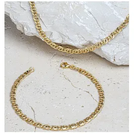FIRETTI Goldarmband FIRETTI "Schmuck Geschenk Gold 333 Tigeraugen-Armkette" Gr. 23, gold (gelbgoldfarben), Armbänder, Damen, 23, Gelbgold 333, Goldarmband, Made in Germany