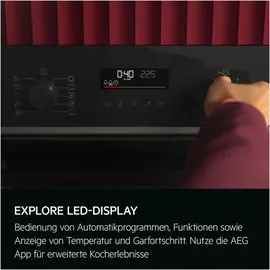 AEG OA5PE42AB Einbau Elektro-Herd mit Pyrolyse