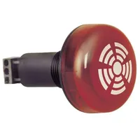 WERMA SIGNALTECHNIK Kombi-Signalgeber LED 150.100.55 Rot Dauerlicht 24 V/DC