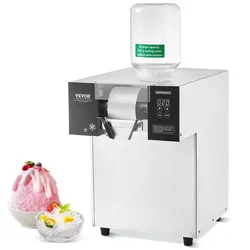 VEVOR Kommerzielle Schneeflocken-Eismaschine 175kg/24h Eis Rasierer Edelstahl