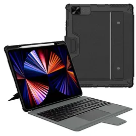 Nillkin Bumper Combo Keyboard Case für iPad Pro 12.9 (2020/2021/2022) Schwarz
