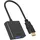 Icy Box 2-in-1 Adapter HDMI auf VGA 0,20 m Schwarz