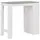 vidaXL Bartisch mit Regal 110 x 50 x 103 cm Weiß