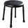 RIDDER Bad-Hocker Go höhenverstellbar Duschhocker schwarz 450x450x350-525 mm